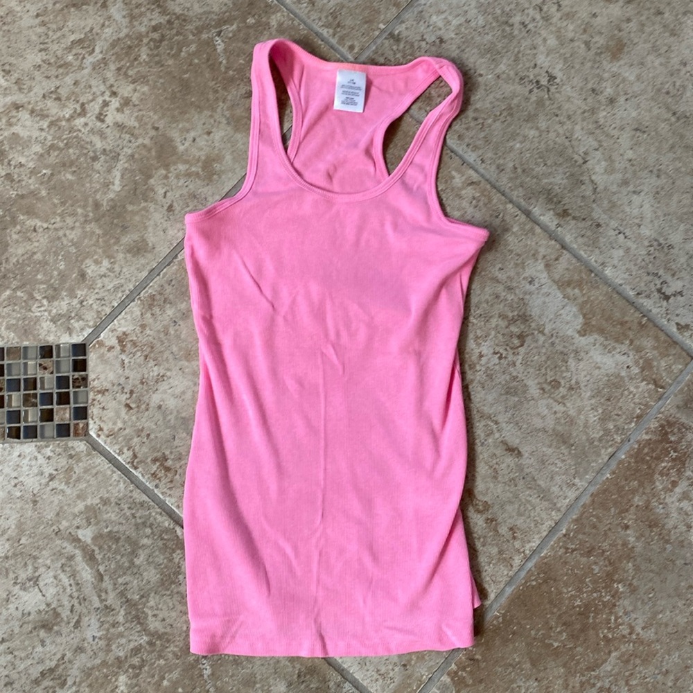Hot pink tank top